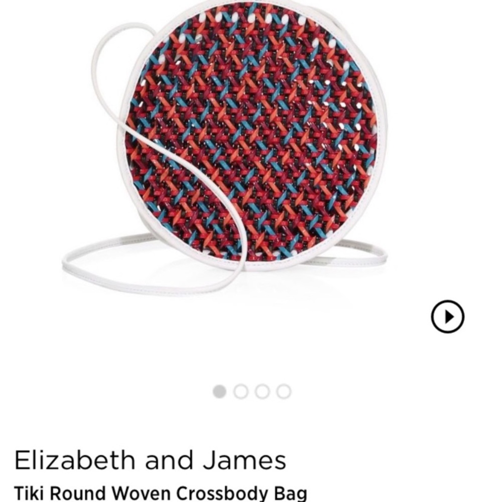 Elizabeth & James woven crossbody bag NWT